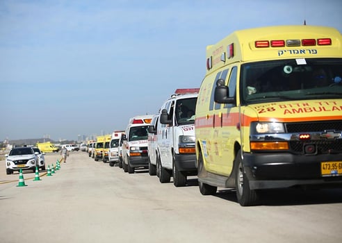 מוקד הארצי של מדא, צילום: יונת דסקל דוברות מדא